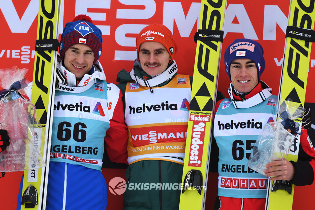 Kamil Stoch, Richard Freitag, Stefan Kraft