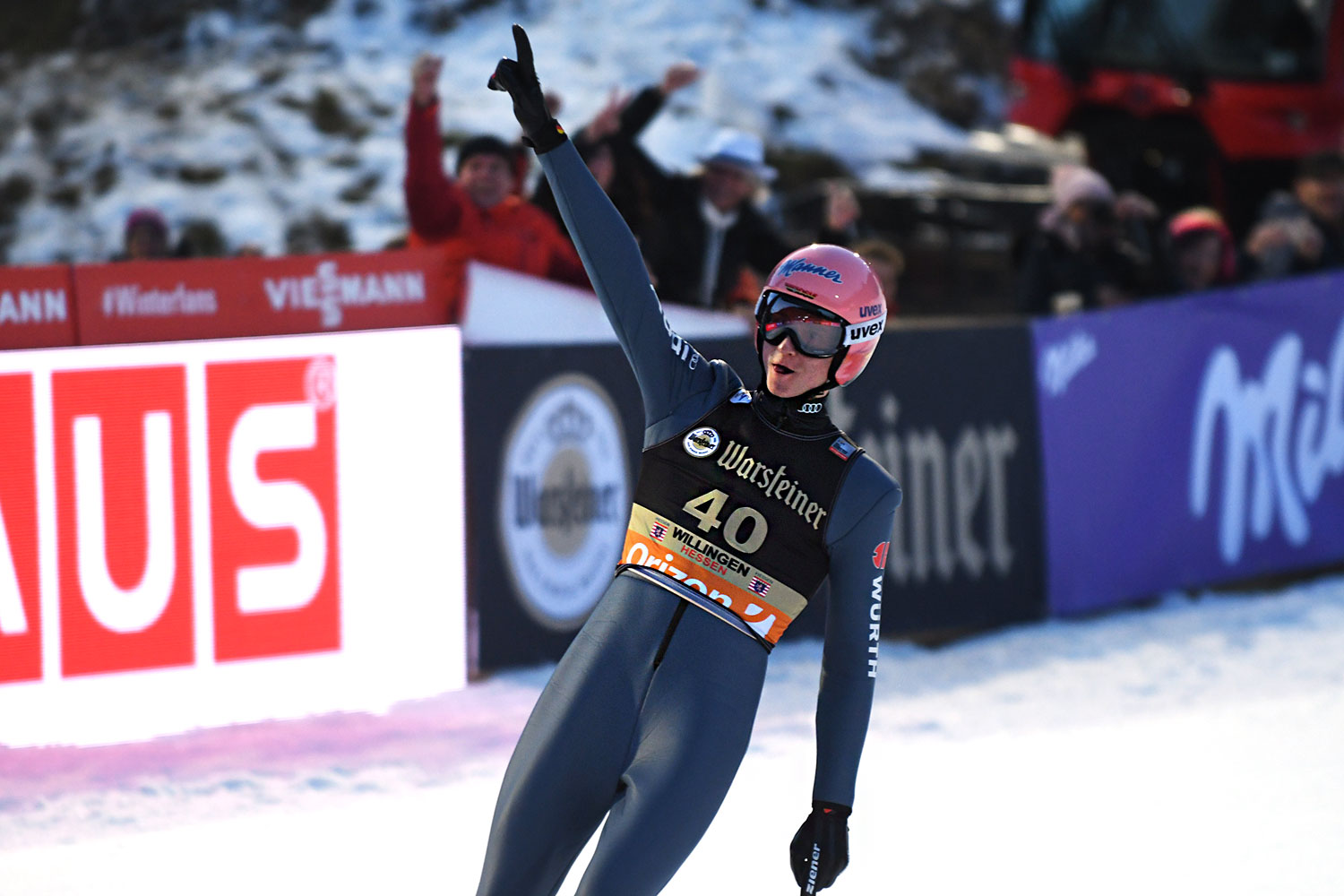 Karl Geiger fliegt sensationell zum Heimsieg in Willingen