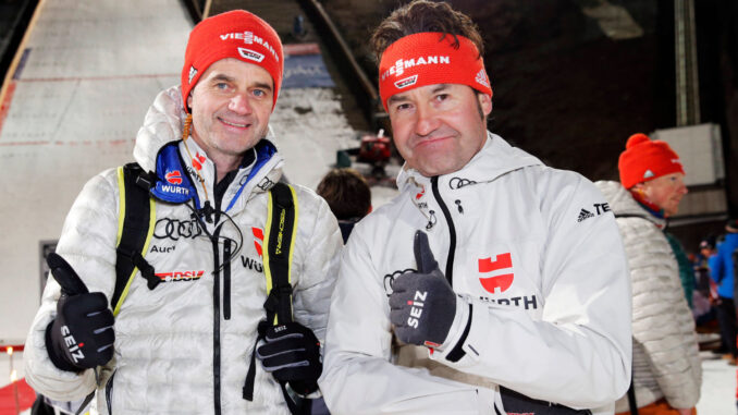 Stefan Horngacher, Horst Hüttel